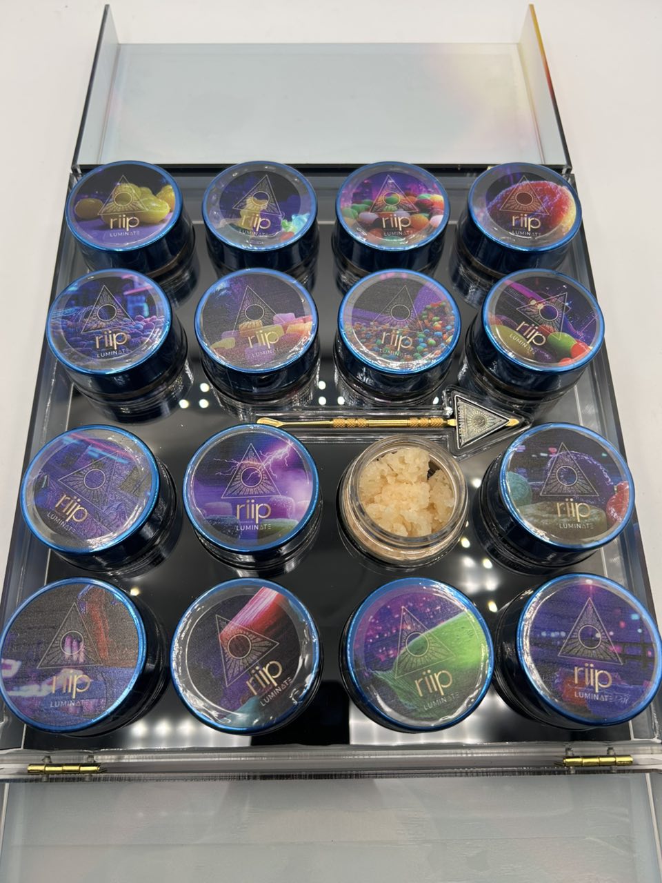 Luminate x Riip candy edition sugar box